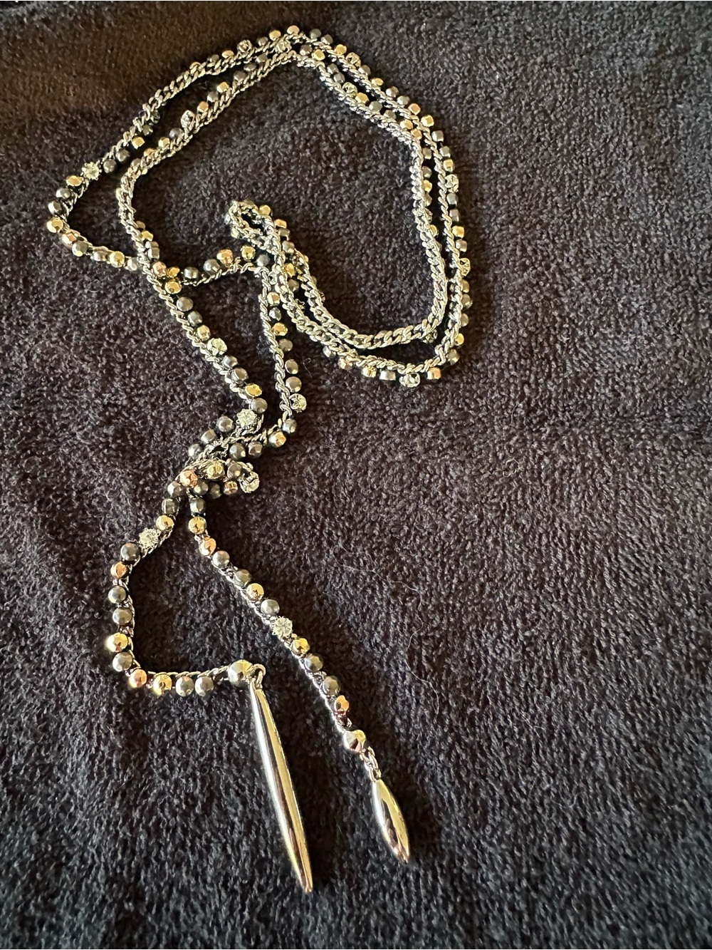 Stella & Dot Zoe Lariat Necklace - Elegant Drop Pendant